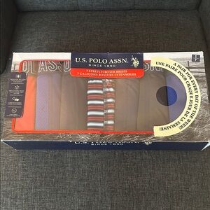 NEW 🆕 U.S. Polo Assn. Men's 7-pack Boxer Briefs size S